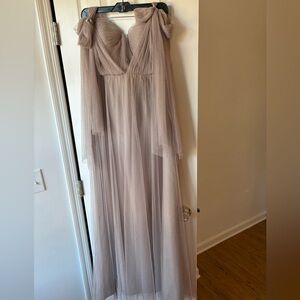Jenny Yoo Convertible Annabelle Tulle Maxi Dress